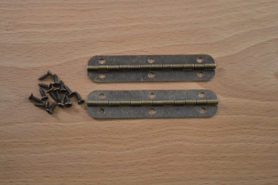 Box Hinges Antique Bronze (pair)